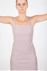 Upper Body Casual Dress Slim Studio photo references